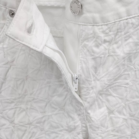 Roberto Cavalli White Star Embroidered Straight Leg Pants - Picture 11 of 12